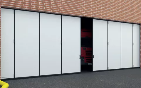 Сравнение промышленных складных, откатных и распашных ворот